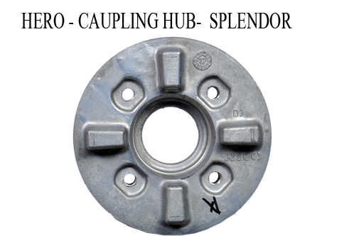 splendor back wheel hub price