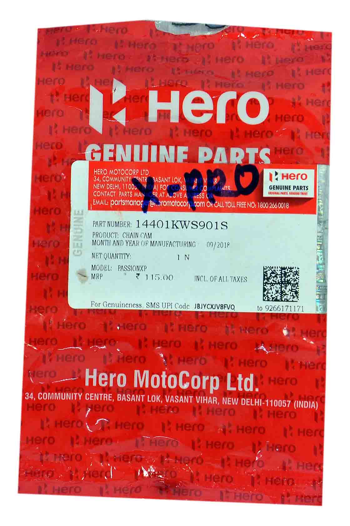 hero splendor pro timing chain price