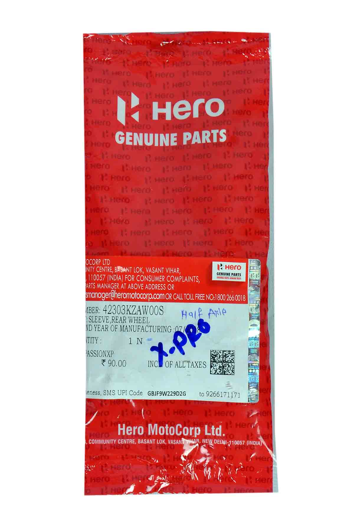 hero passion x pro spare parts online